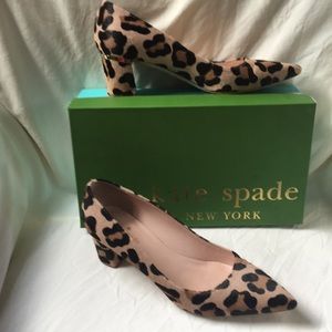 Kate Spade hair calf pumps, 7 1/2 M